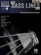 BASS PLAY-ALONG 46 - BEST BASS LINES EVER + Audio Online