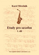 Etudy pre saxofón 1. diel od Mirošník Karel